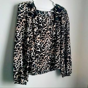 Leopard Print Blouse